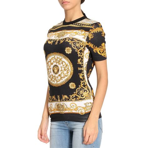 womens versace t shirt|versace shirts cheap for women.